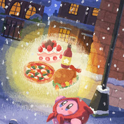 This is a pixiv picture whose title is マッチ売りのぽうよ.