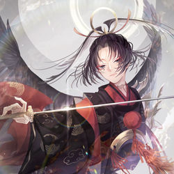 This is a pixiv picture whose title is 小烏丸 極.