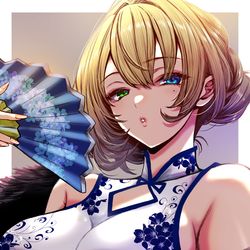 This is a pixiv picture whose title is チャイナドレス楓さん②.