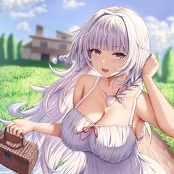 This is a pixiv picture whose title is skeb依頼絵21.