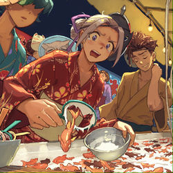 This is a pixiv picture whose title is My Fish!.