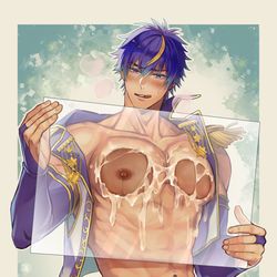 This is a pixiv picture whose title is skeb.