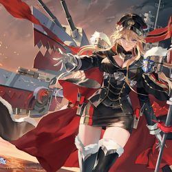 This is a pixiv picture whose title is アズールレーン.