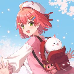 This is a pixiv picture whose title is さくらみこ.