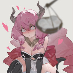 This is a pixiv picture whose title is ❤アウラ、自Oしろ❤.