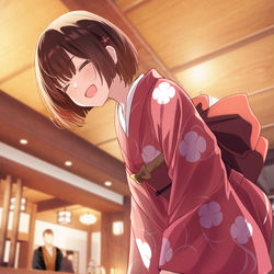 This is a pixiv picture whose title is 『ようこそお越しくださいました。』.