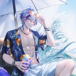 This is a pixiv picture whose title is 不破湊.