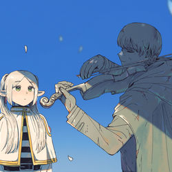 This is a pixiv picture whose title is [葬送のフリーレン #1] ヒンフリ.