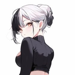 This is a pixiv picture whose title is Workout Shiori 🖤.
