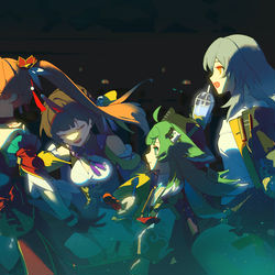 This is a pixiv picture whose title is 捉鬼小队，出发！.