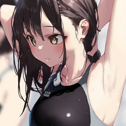 This is a pixiv picture whose title is みだれ髪がすき.