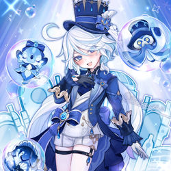 This is a pixiv picture whose title is フリーナちゃん！.