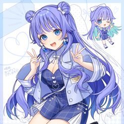 This is a pixiv picture whose title is 🎀勇気ちひろさん新衣装デザイン💙.