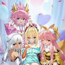 This is a pixiv picture whose title is 月球儿童套餐.