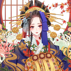 This is a pixiv picture whose title is 恋慕.