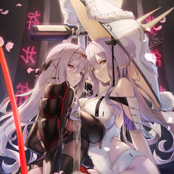 This is a pixiv picture whose title is SCAR <> LET.