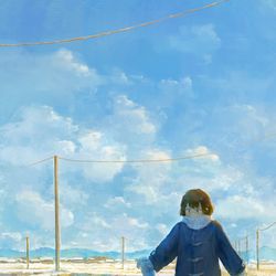 This is a pixiv picture whose title is 雪.