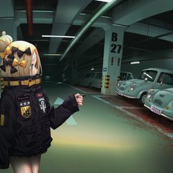 This is a pixiv picture whose title is 増殖🚘🅿.