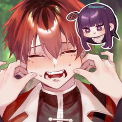This is a pixiv picture whose title is Fern x Stark.
