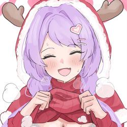 This is a pixiv picture whose title is えへへ、先生にプレゼントですよ💕.