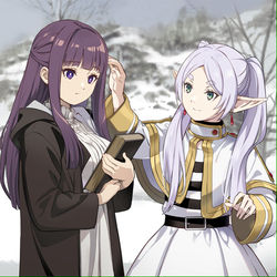 This is a pixiv picture whose title is 旅路.