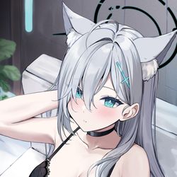 This is a pixiv picture whose title is Shiroko Terror.