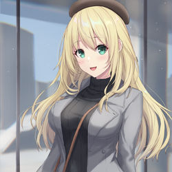 This is a pixiv picture whose title is 愛宕と街デート.