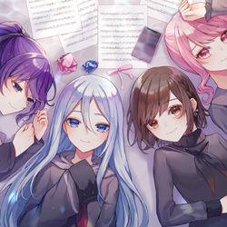 This is a pixiv picture whose title is この想いもきっと重ねてセカイの中.