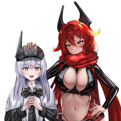 This is a pixiv picture whose title is スノーホワイトとレッドフード.