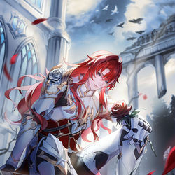 This is a pixiv picture whose title is 純美の騎士.