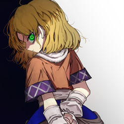 This is a pixiv picture whose title is 緑眼のジェラシー.