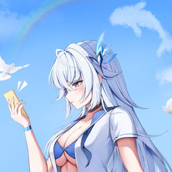 This is a pixiv picture whose title is Skirk.