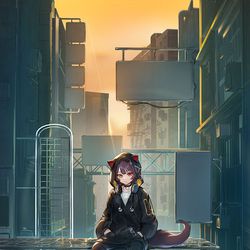 This is a pixiv picture whose title is にじさんじ 戌亥とこ『絶え間なく藍色』動画イラスト.