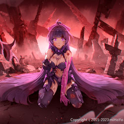 This is a pixiv picture whose title is 崩壊学園.