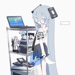 This is a pixiv picture whose title is VHSたん（怒り）.