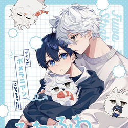 This is a pixiv picture whose title is 【12/17】凪潔新刊サンプル.