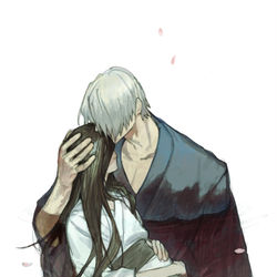 This is a pixiv picture whose title is 夫婦.