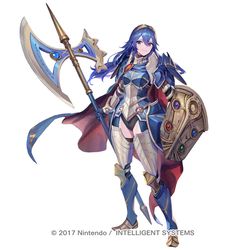 This is a pixiv picture whose title is 【ファイアーエムブレム ヒーローズ】魔器英雄 未来への決意ルキナ.