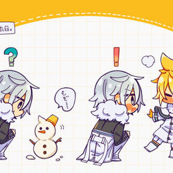 This is a pixiv picture whose title is スノーマンまとめ.