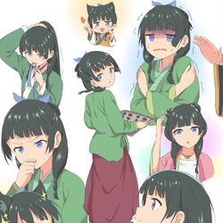 This is a pixiv picture whose title is 猫猫(マオマオ)の喜怒哀楽.
