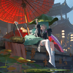 This is a pixiv picture whose title is 失われた深淵·フォフォ.