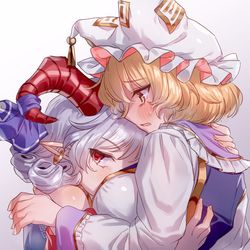 This is a pixiv picture whose title is 🐏🦊.