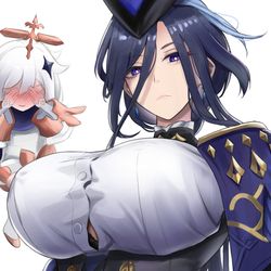 This is a pixiv picture whose title is Clorinde.