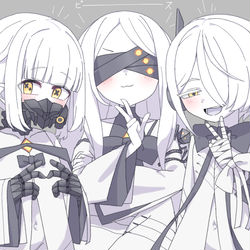 This is a pixiv picture whose title is 無限光三姉妹.