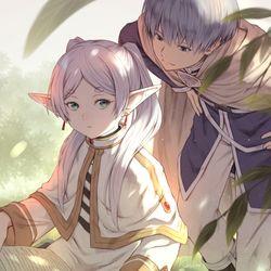 This is a pixiv picture whose title is フリーレンとヒンメル.