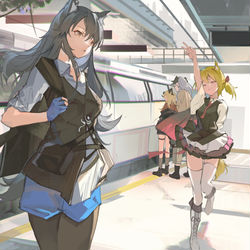This is a pixiv picture whose title is 9 AM.