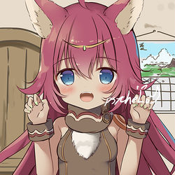 This is a pixiv picture whose title is ガウガウ！ガウガウ、ガウ！.