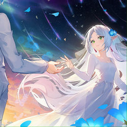 This is a pixiv picture whose title is 幻 夢.