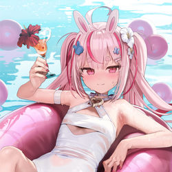 This is a pixiv picture whose title is 兎鞠まり.