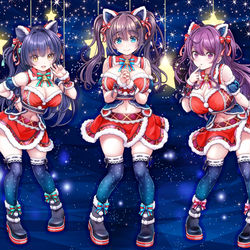 This is a pixiv picture whose title is イルミネーション・ラブ.